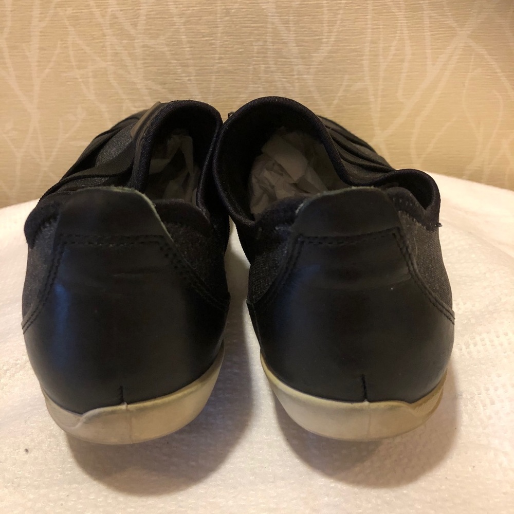 Ecco Gray Comfort Foam Strapped Slip On Sneakers - Picture 4 of 8